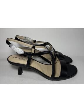 LIFESTRIDE Nolita Dress Sandal Cushion Support Flex Black